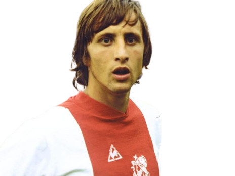 Sticker De Macedoine 62 Sur Johan Cruyff Ajax Amsterdam Foot Football