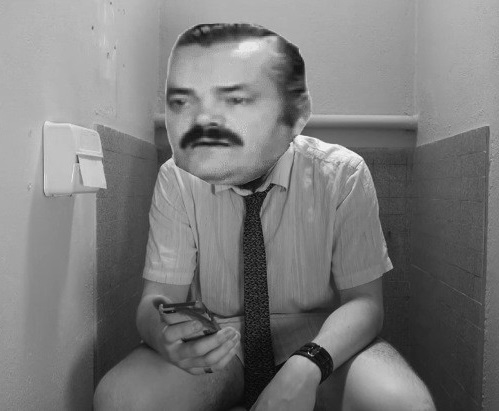 chiotte triste toilette seul cache
