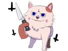 chat-666-knife-couteau-demon-poils-eco-pattes-fluffy
