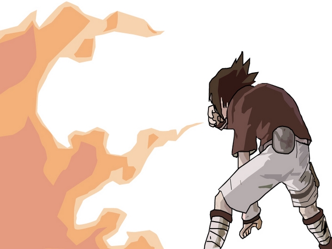 katon sasuke feu naruto
