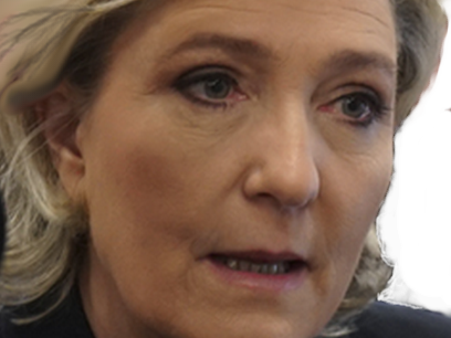 Sticker marine choc lepen par Confeedentiel