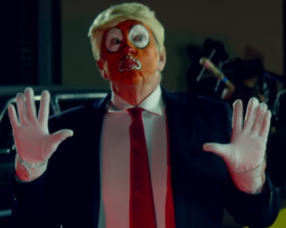 chancla issou clown trump foutredepied