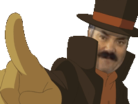 doigt layton chapeau