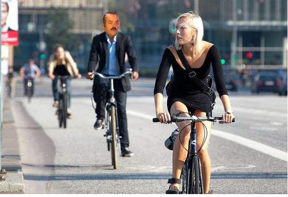 une suis dame qui velo gars