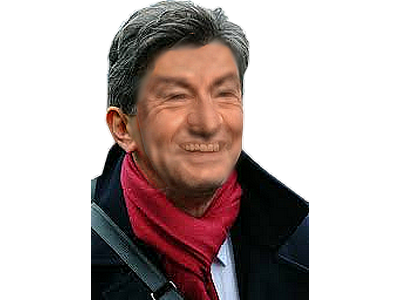 rire melenchon sourire