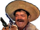 arme-risitas-cowboy-pistolet-rire-tacos-braquage-bandit-voleur-fusil-clint-western-indien-tuco-mexicain