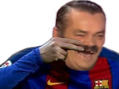 fc ligue football risitas doigt foot barca barcelone messi champion but moustache rire