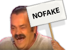 nofake no fake pancarte