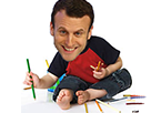 micron enfant macron coloriage
