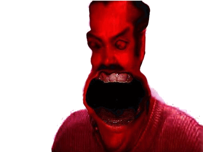 Sticker issou risitas demon par Jzuo