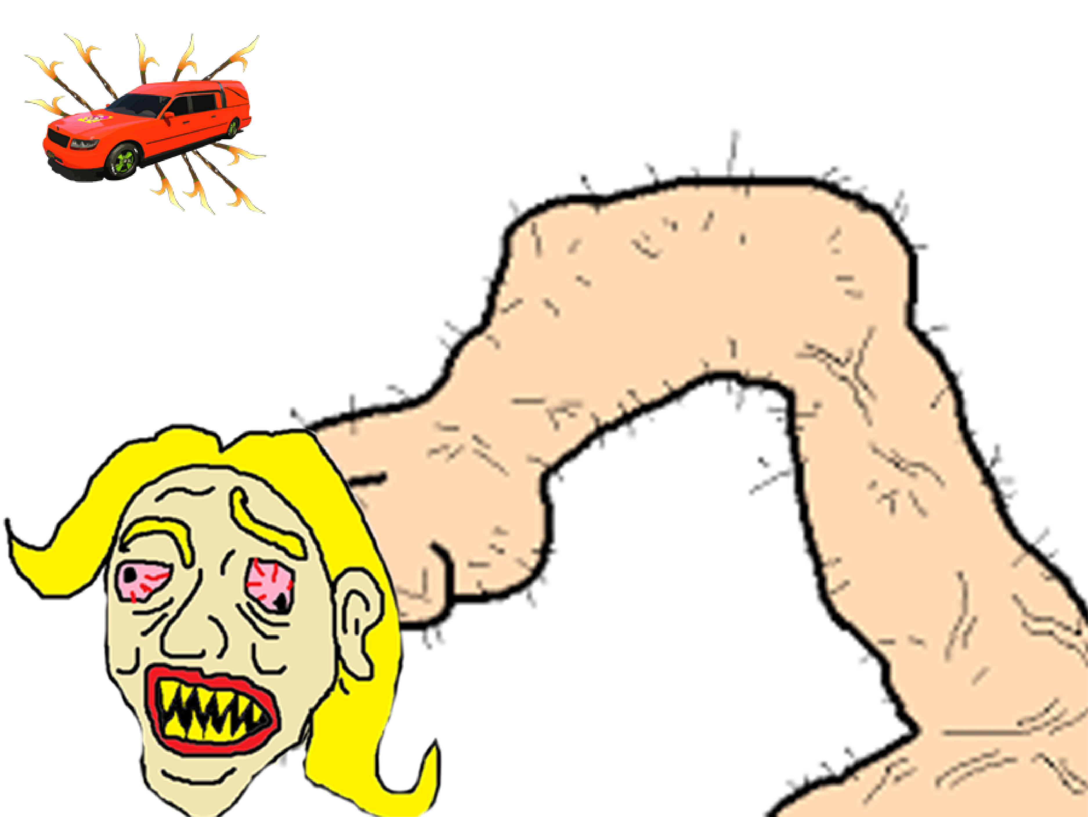 bras debile pen corbillard politic petit penis le