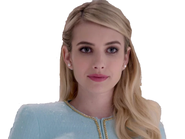 ironie bitchface emma queens attente other scream roberts