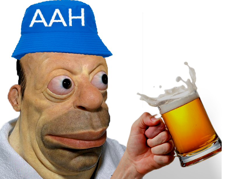 glauque horrible monstre biere aah simsons laid homer