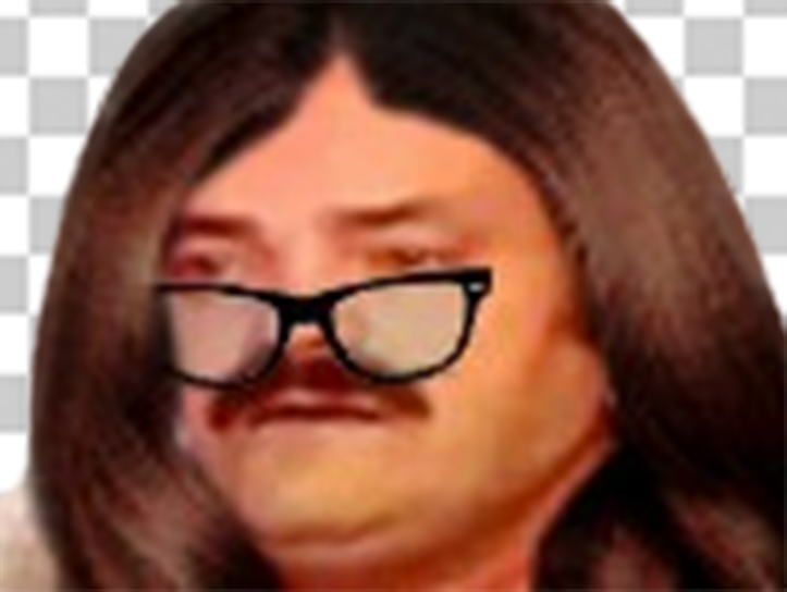 femme risitas transparent fille lunette meuf