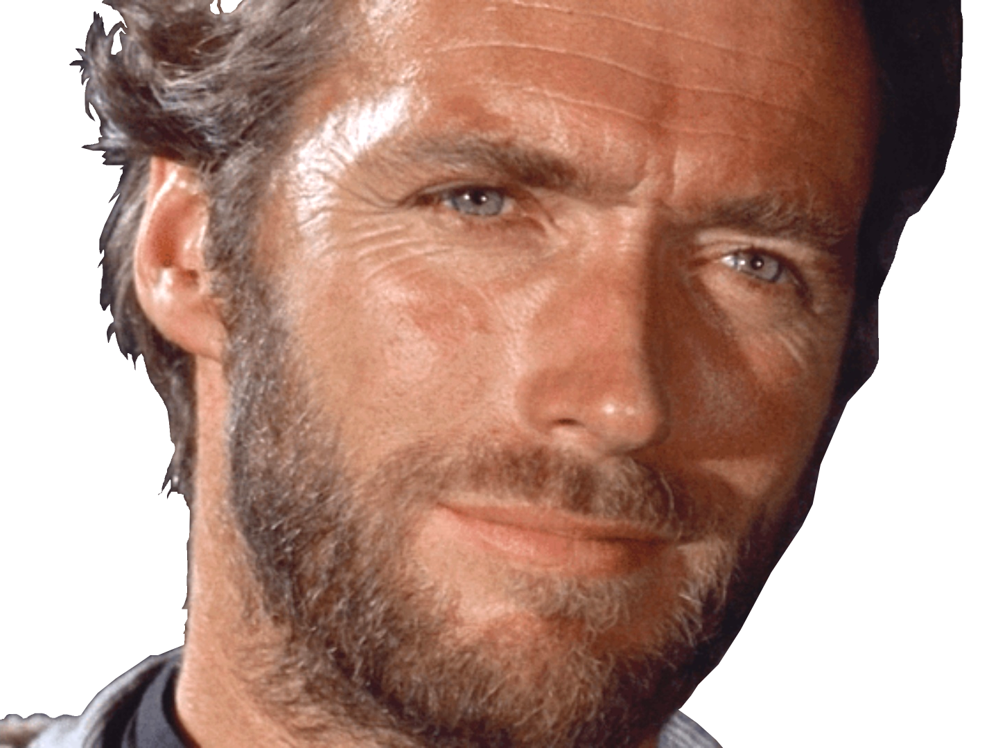 regard tinnova sourire clint content western amuse eastwood