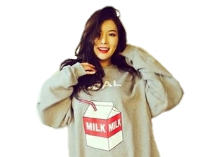 pull kikoojap hyuna gris milk boire cute drink lait kim