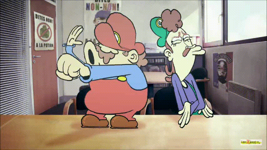 kassos baise herisson cul gifle les le marius other bleu slap du mario