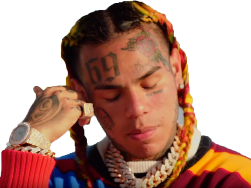 Sticker rappeur 69 rap 6ix9ine other us par El_Guirri