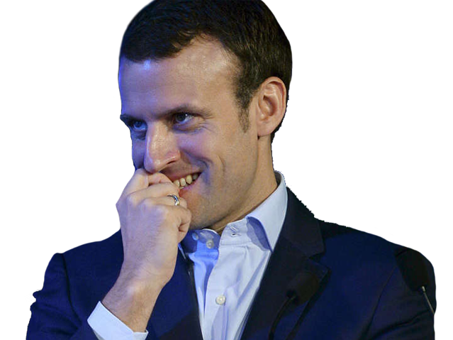 hunhun macron rire politic