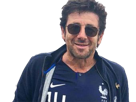 bleu-lunettes-patrick-bruel-maillot-other-soleil-equipe-edf-football-de-france