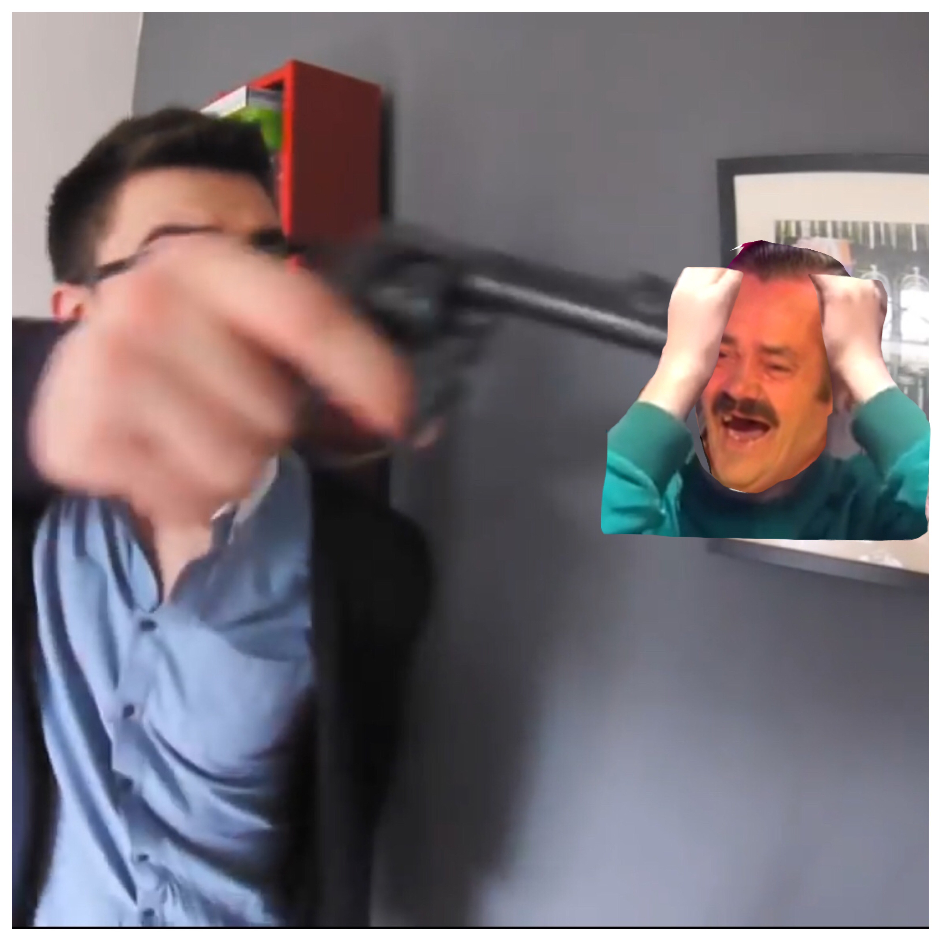 drole risitas pistolet cyprien