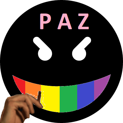 Sticker risitas paz qlf lgbt par CobalteyX12