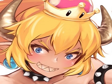 bowsette peach mario kikoojap bowser