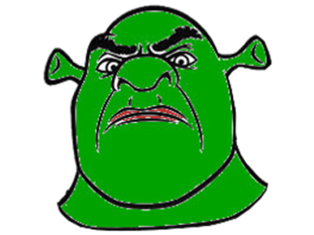 mechant shrek paint