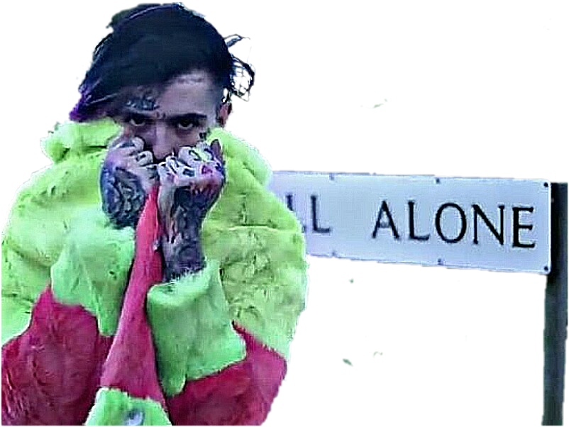 alone lil peep
