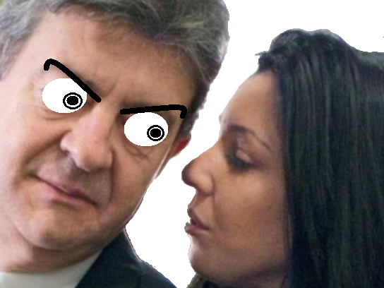 melenchon chikirou risitas face
