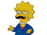 lisa moustache risitas simson