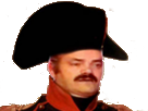 Sticker risitas napoleon bonapart par Reick