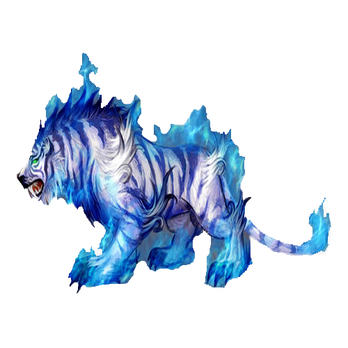 blanc avance tigre bleu croc risitas