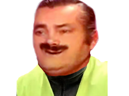 Sticker risitas jaune gilet macron par Gilbertsignal78