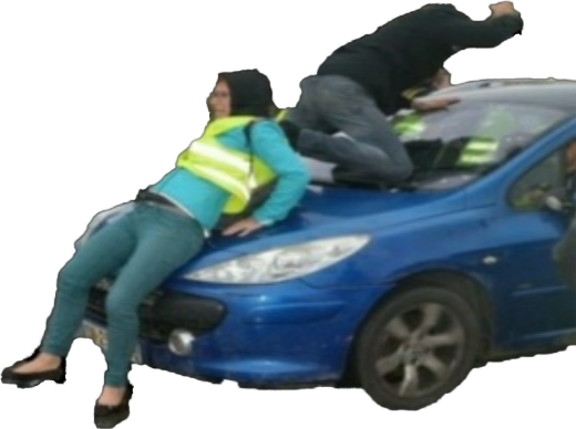 gilet risitas jaunes voiture