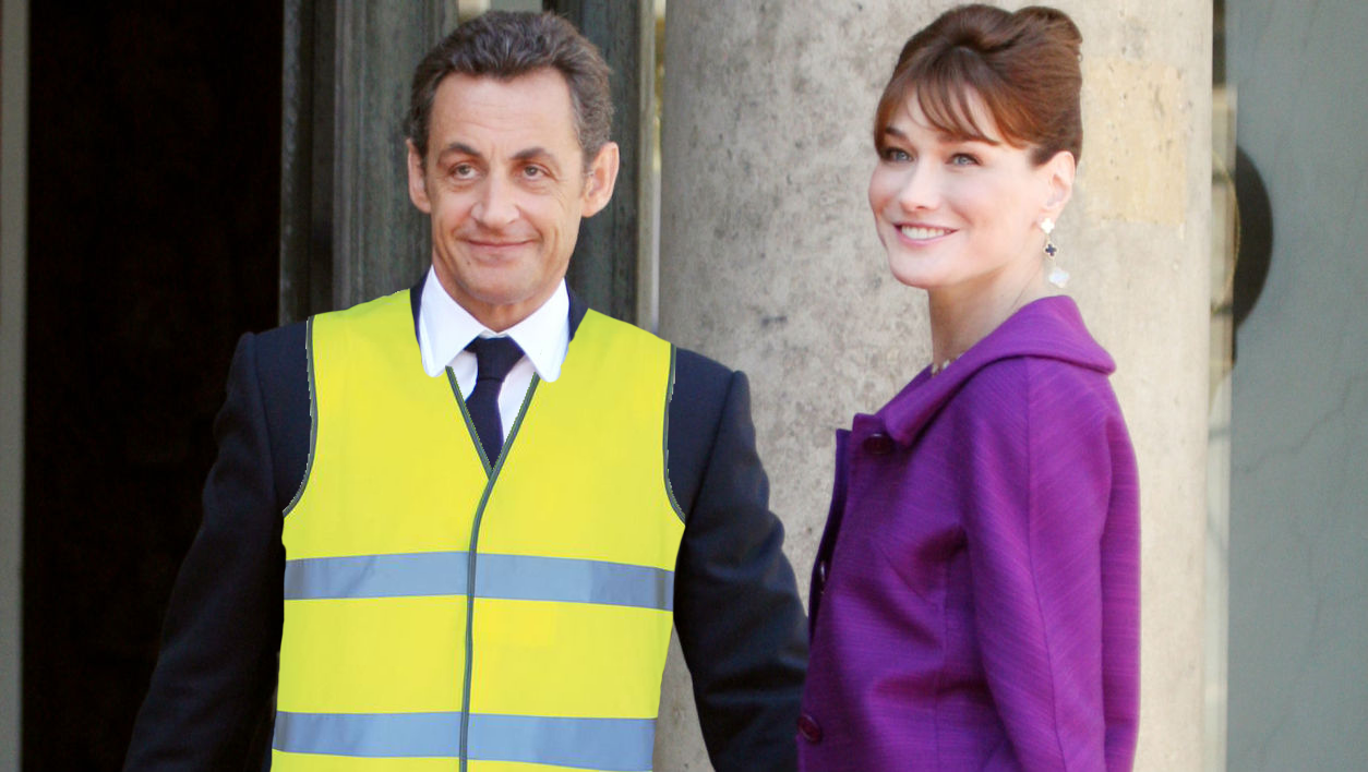 politic jaune sarkozy gilet