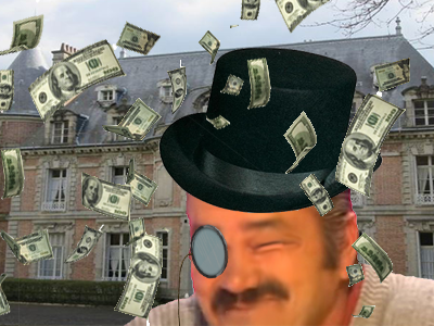 juif argent manoir risitas bourgeois riche