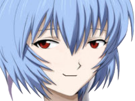smug ayanami rei detoure avenoel kikoojap evangelion sourire