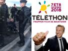 politic-macron-jaune-roulante-demission-telethon-gilet-handicape-chaise