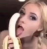 suce-blonde-fellation-sexy-salope-other-banane-banana-pute-bebunw-gif-leche