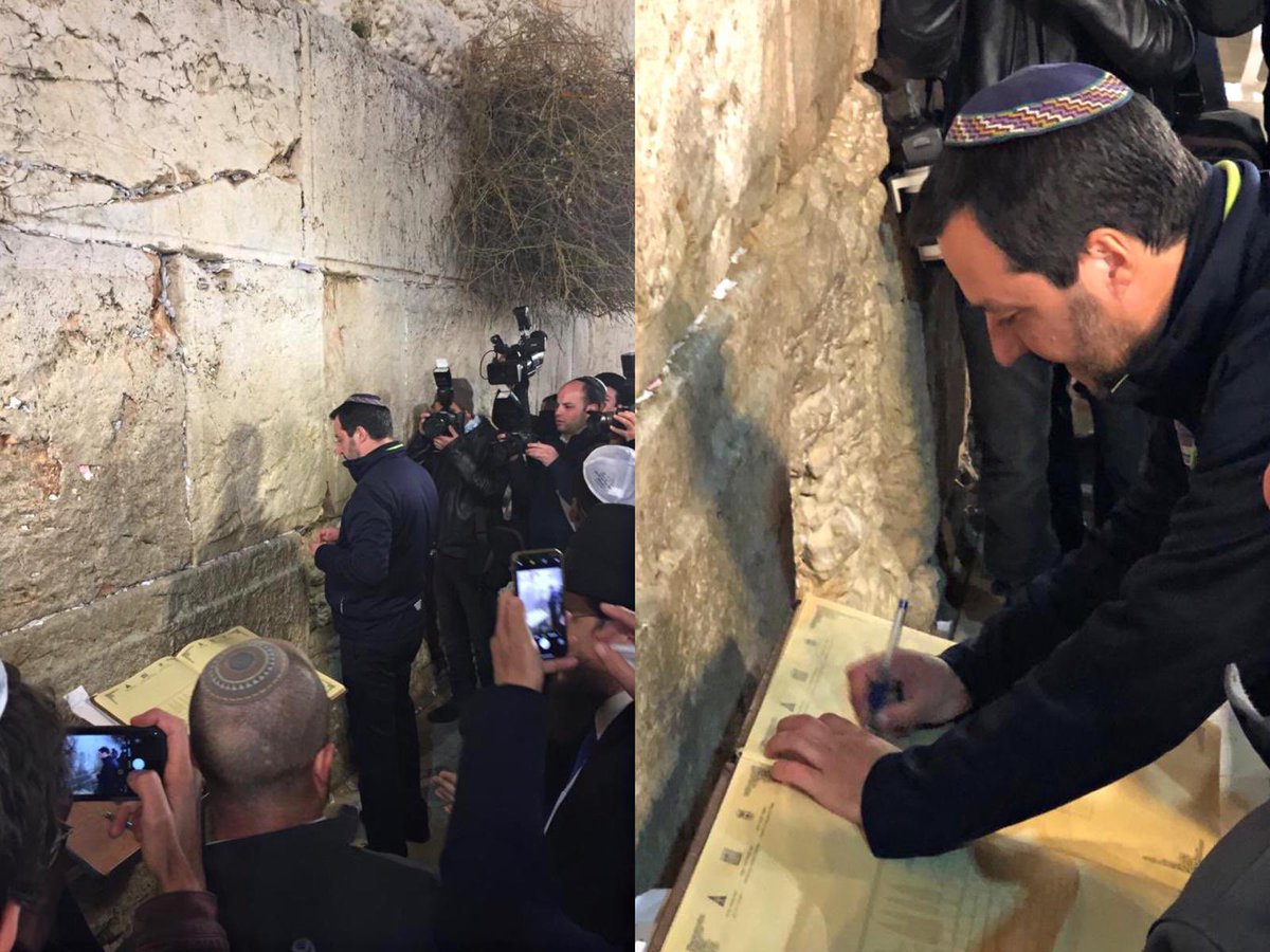 jerusalem juif salvini fasciste