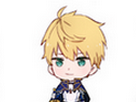 Sticker chibi kikoojap arthur fate par reFateGrandOrder