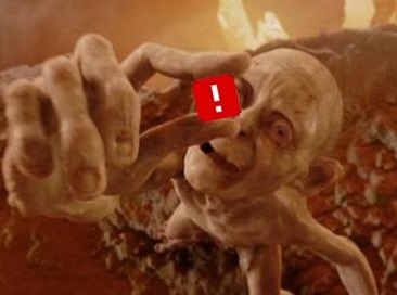 frodon gollum ddb smeagol lsda christavalier jvc seigneur anneau des anneaux