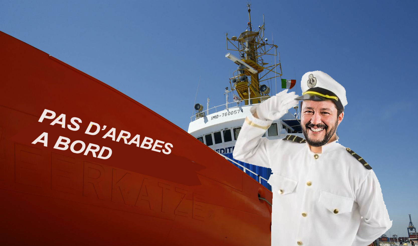 aquarius bateau arabes salvini