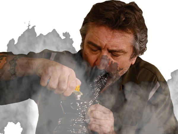 deniro weed high bang bong skunk