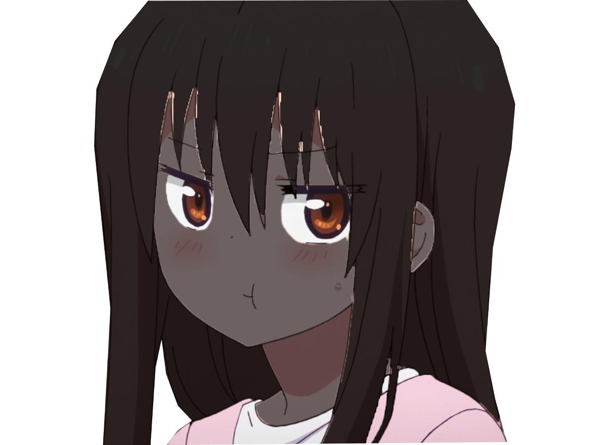 Sticker umaru noir kikoojap umarunoir par catchthedrift