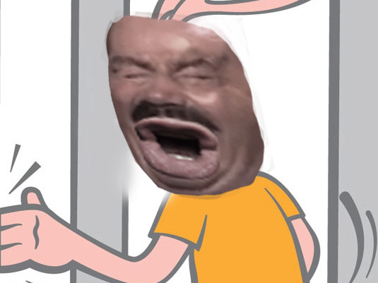 douleur risitas aie debile crier hurle cri hurler