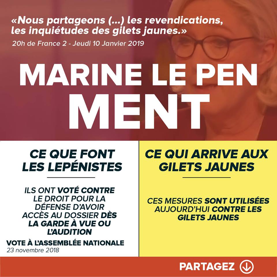 risitas le malika gilets marine jaunes pen ment