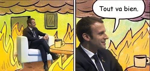 bien politic macron marche tout en va
