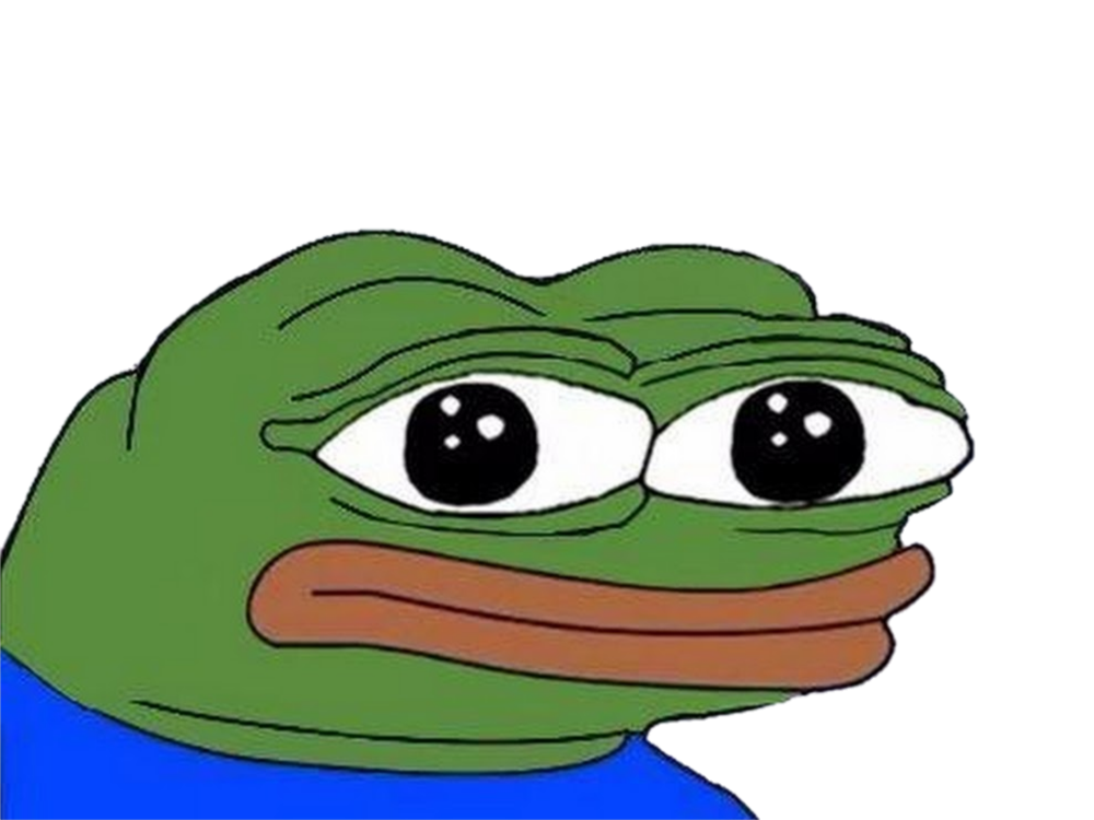 peepo pepe regard perplexe